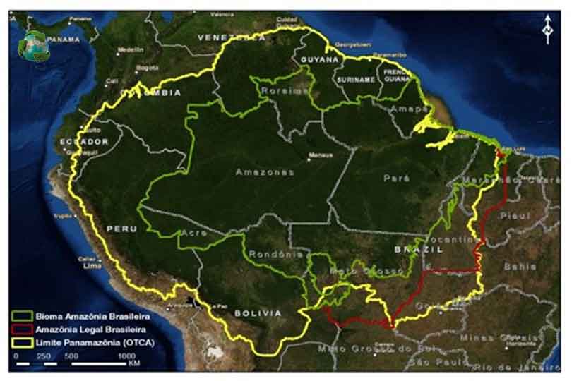 Acre, Amapá, Amazonas, Mato Grosso, Pará, Rondônia, Roraima e Tocantins
